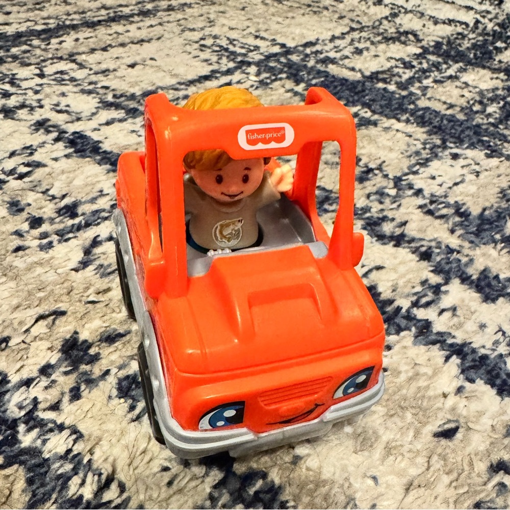 Little People Orange Truck and Driver